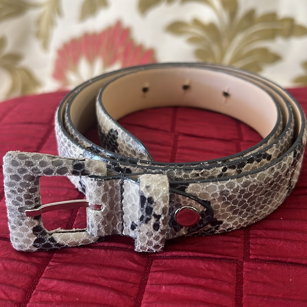 Gregory Pat Paris Beige Leather Belt